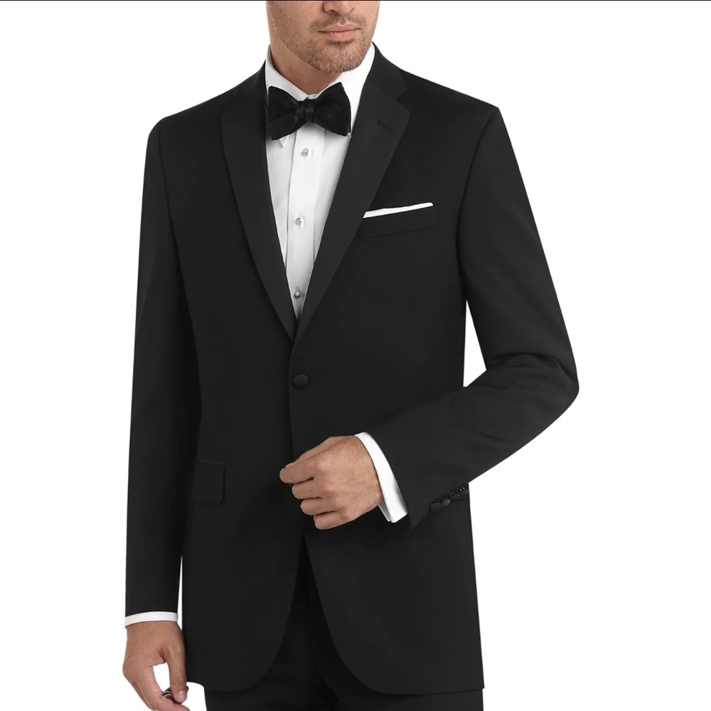 Black by Vera Wang tuxedo size 39R Jacket and 33,34,35 pants